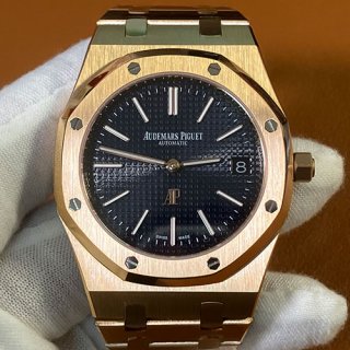 AUDEMARS PIGUET 15202OR ロイヤルオーク エクストラシン ブルー ピンクゴールド 2024最高級 AUDEMARS PIGUET 15202OR ロイヤルオーク エクストラシン ブルー ピンクゴールド 2024最高級