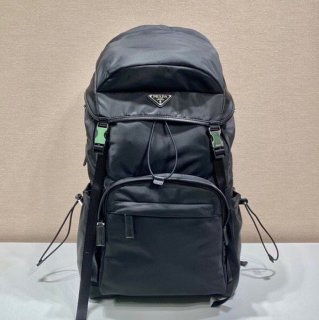 Prada 登山 リュック ナイロン ブラック 2VZ090 サイズ:57x32x19cm