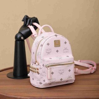 MCM スターク ライトミストピンク Xミニ クラシックモノグラム ピンク MMK6SVE92CO001 サイズ:21x17.5x10cm