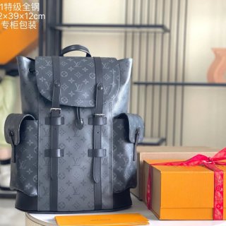 Louis Vuitton 意大利A级皮料 ショルダーバッグ オールレザー ブラック M46331 サイズ:39x32x12cm