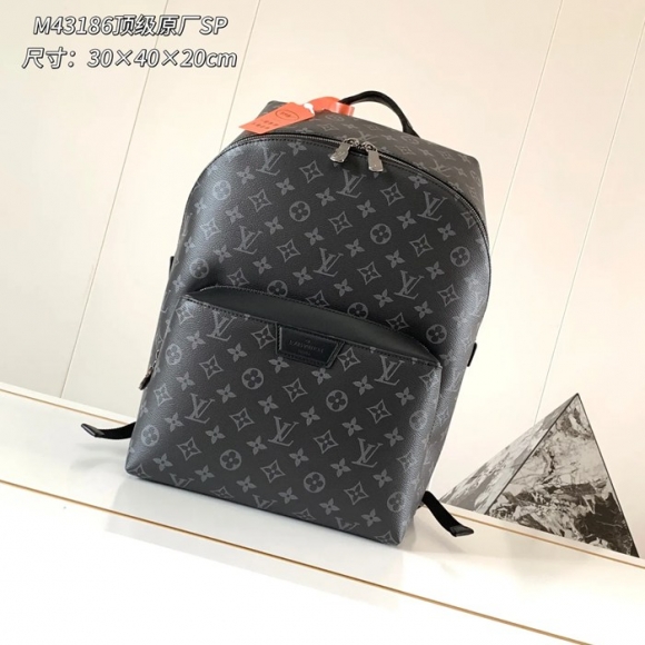 Louis Vuitton アポロ リュック モノグラム ブラック M43186 サイズ:40x30x20cm Louis Vuitton アポロ リュック モノグラム ブラック M43186 サイズ:40x30x20cm