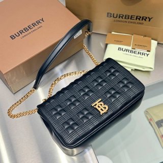 BURBERRY 5981 ラムレザー 斜め掛けバッグ TB 28x17cm サイズ:28x17cm