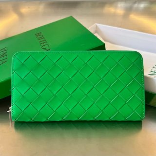 BOTTEGA VENETA BV 593217 メンズ編み財布 クラシック編み牛皮 19x10cm サイズ:19x10cm