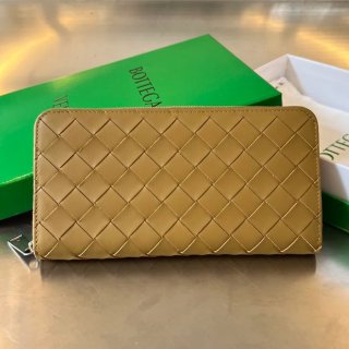BOTTEGA VENETA BV 593217 メンズ編み財布 クラシック編み牛皮 19x10cm サイズ:19x10cm