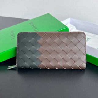 BOTTEGA VENETA BV 749427 メンズ編み財布 クラシック編み牛皮 19x10cm サイズ:19x10cm