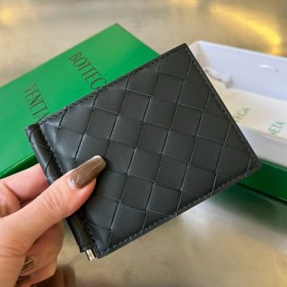 BOTTEGA VENETA BV 592626 新作マネークリップ 編み牛皮 11.5x9x0.5cm サイズ:11.5x9x0.5cm