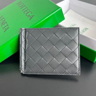 BOTTEGA VENETA BV 592626 新作マネークリップ 編み牛皮 11.5x9x0.5cm サイズ:11.5x9x0.5cm