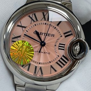 CARTIER W6920100 バロンブルー 33mm ピンク 2024新作 CARTIER W6920100 バロンブルー 33mm ピンク 2024新作