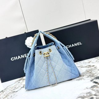 CHANEL AS5293 カーフレザー 菱格紋 ブラック×ゴールド ショルダーバッグ クラシック ヴィンテージ 30×26×14cm サイズ:30×26×14cm