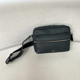 DIOR ライダー2.0メッセンジャー 粒面牛皮 サイズ:23x17x7.5cm