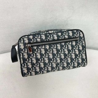DIOR キャンバス洗面ポーチ モノグラム サイズ:24.5x14.5x13cm