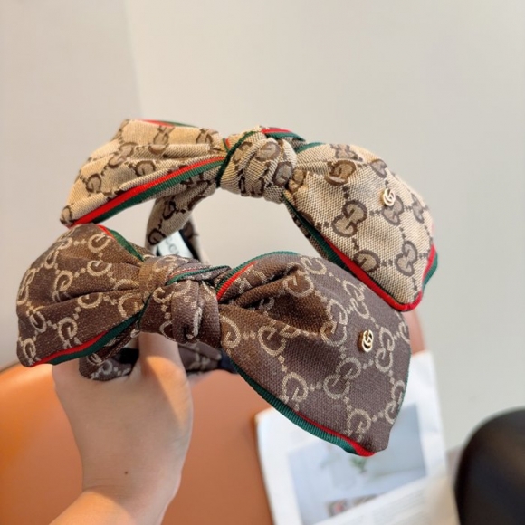 グッチ スタイル ヘアバンド ボウ