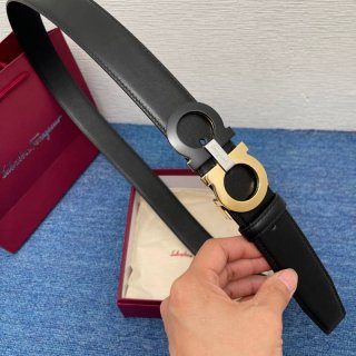 フェラガモ メンズ ベルト 両面用 3.5cm