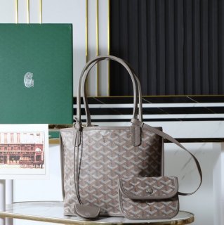 GOYARD 020660 レザー ハンドバッグ クラシック サイズ:28/20x20x10cm