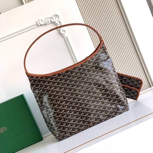 GOYARD S5502 ブラウン ショルダーバッグ、トートバッグ、流浪バッグ サンルイ 42x27x15cm サイズ:42x27x15cm GOYARD S5502 ブラウン ショルダーバッグ、トートバッグ、流浪バッグ サンルイ 42x27x15cm サイズ:42x27x15cm