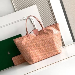 GOYARD 6603 キャンバス、レザー ショルダーバッグ、ハンドバッグ キャンバス、レザー、大 サイズ:47/34×27×14cm