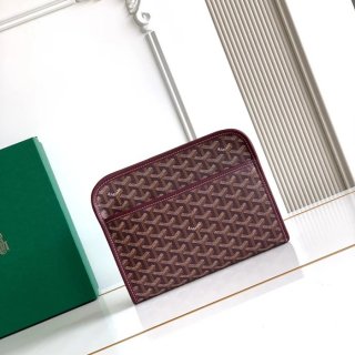 GOYARD ジュヴァンス 中洗面ポーチ ワインレッド サイズ:24.5x19cm