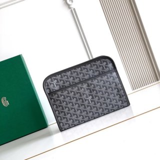 GOYARD ジュヴァンス 中洗面ポーチ グレー サイズ:24.5x19cm