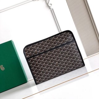 GOYARD ジュヴァンス 大洗面ポーチ 黒 サイズ:29.5x23x7.5cm
