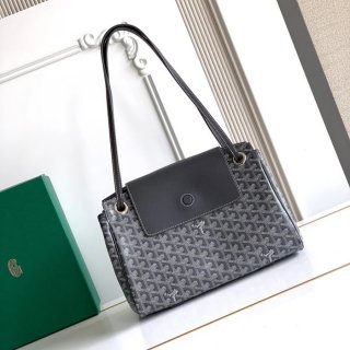 GOYARD 6685 レザー グレー ハンドバッグ ルエット、レザー 31x23x14cm サイズ:31x23x14cm
