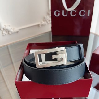 グッチ メンズ ベルト 自動バックル 35mm
