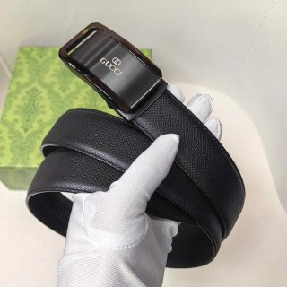 グッチ メンズ ベルト 自動バックル 35mm