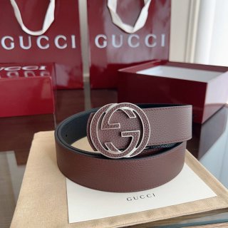 グッチ メンズ ベルト 両面用 4cm