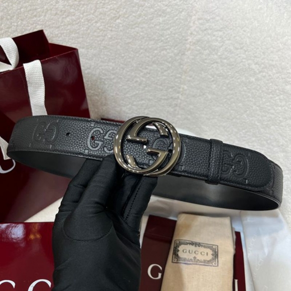 グッチ メンズ ベルト GG 3.8cm