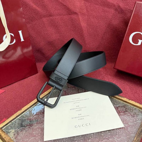 グッチ メンズ ベルト GG 3.5cm