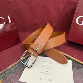 グッチ メンズ ベルト GG 3.5cm