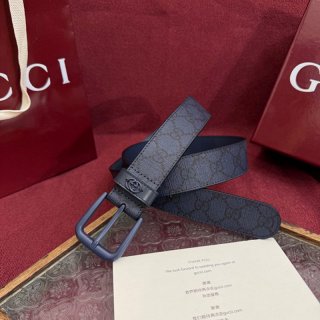 グッチ メンズ ベルト GG 3.5cm