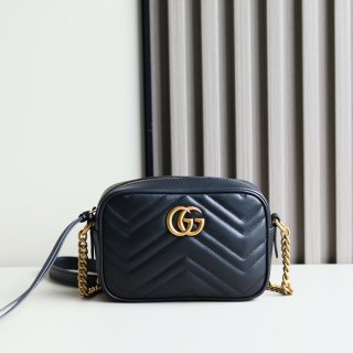 GUCCI 448065 ハンドバッグ GG、マルモント 18x12cm サイズ:18x12cm