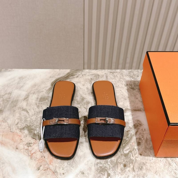 【HERMES】2026SSケリースリッポンサンダルレディース