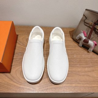 【HERMES】25新作スリッポンレザースリッポンメンズレディース