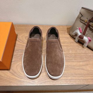 【HERMES】25新作スリッポンレザースリッポンメンズレディース