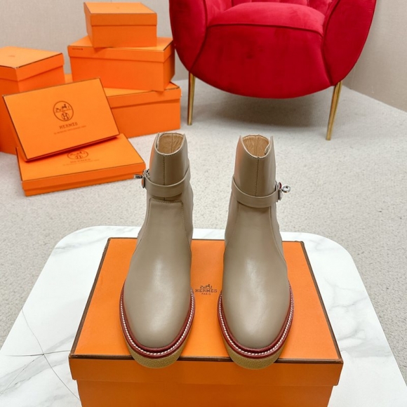 【HERMES】ブーツレザーブーツレディース