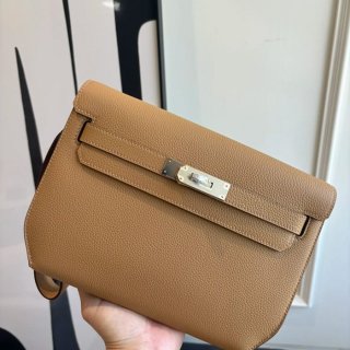 HERMES ケリー デペッシュ 25 クラッチバッグ トゴ革 ショルダーストラップ付き サイズ: