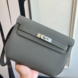 HERMES ケリー デペッシュ 25 クラッチバッグ トゴ革 ショルダーストラップ付き サイズ: