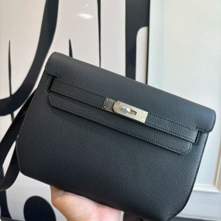 HERMES ケリー デペッシュ 25 クラッチバッグ トゴ革 ショルダーストラップ付き サイズ: