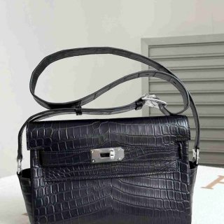 HERMES ケリー 25cm ラムレザー ショルダーバッグ 25cm Kelly 25cm サイズ:25cm