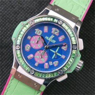 HUBLOT ビッグバン ブルー文字盤 インダイヤル赤ピンク 在庫3本 HUBLOT ビッグバン ブルー文字盤 インダイヤル赤ピンク 在庫3本