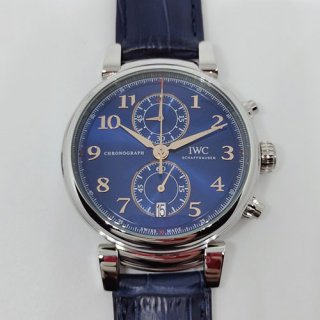 IWC ダヴィンチ クロノ IW393402 ブルー ローレウス コピー