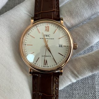 IWC ポルトフィーノ ブラウン革バンド 自動巻き ハイランク コピー IWC ポルトフィーノ ブラウン革バンド 自動巻き ハイランク コピー