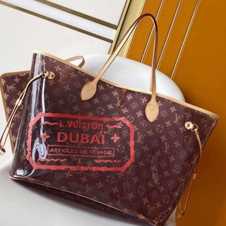 LOUIS VUITTON M14491 牛皮 モノグラム レッド トートバッグ ハンド 39x32x19cm サイズ:39x32x19cm