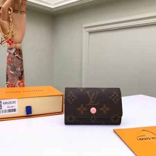 LOUIS VUITTON M62630 キーケース モノグラム ピンク サイズ:10×7cm