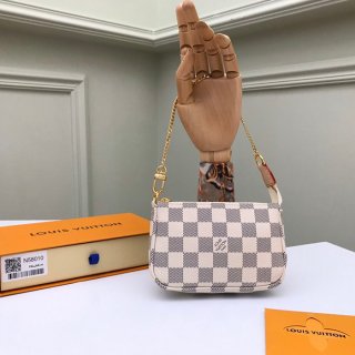 LOUIS VUITTON N58010 アクセサリーポーチ ダミエアズール サイズ:15.5x10.5cm