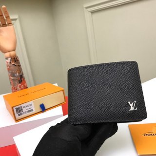 LOUIS VUITTON M30295 マルチプル短財布 タイガ ブラック サイズ:11.5x9x1.5cm