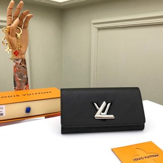 LOUIS VUITTON M68309 ツイスト長財布 エピ ブラック サイズ:19x10.5x2.5cm