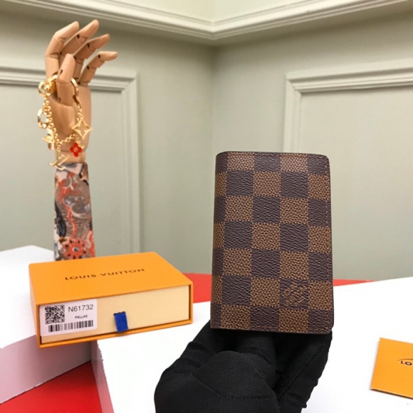 LOUIS VUITTON N63145 ポケットオーガナイザー ダミエエベン サイズ:11x7cm
