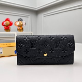 LOUIS VUITTON M62369 エミリー長財布 モノグラムアンプラント ベージュ サイズ:19x10cm